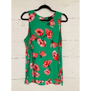Who What Wear Floral Tank Blouse